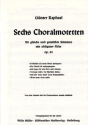 Was mein Gott will op.55,6 f�r gem Chor und Fl�te Partitur