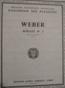 WEBER Carl Maria von Sonate n�2 en lab maj. Op.39 PIANO partition