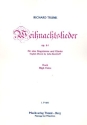 Weihnachtslieder op.61 f�r Gesang (hoch) und Klavier Partitur (dt/en)