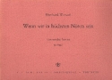 Wenn wir in h�chsten N�ten sein f�r Orgel