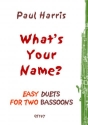 What's Your Name? for 2 bassoons