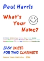 What's your Name for 2 clarinets score