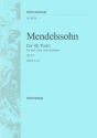 Wie der Hirsch schreit op.42 Psalm 42 f�r Soli, Chor und Orchester Klavierauszug (dt)