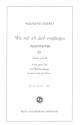 Wie soll ich dich empfangen f�r gem Chor und Streicher (Orgel) Partitur