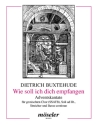 Wie soll ich dich empfangen f�r Soli (SB), gem Chor (SSATB) und Streicher,   Partitur