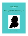 WIND QUINTET D MINOR OP.42 FOR FF, OB, CLAR, HRN and bassoon,  parts