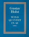 Wind Quintet  in a flat Major op.14 for flute, oboe, clarinet, bassoon and horn parts