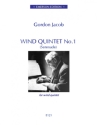 Wind Quintet no.1 for flute, oboe, clarinet, horn and bassoon score and parts