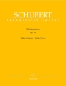 Winterreise op.89 D911 f�r Gesang (hoch) und Klavier praktische Ausgabe