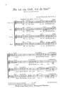 Wo ist ein Gott, wie du bist op.51,1 f�r gem Chor a cappella