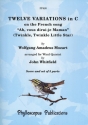 Wolfgang Amadeus Mozart Arr: John Whitfield Ah, vous dirai-je Maman K.265/300e: Wind Quintet Wind Quintet