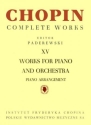 Works for piano and orchestra complete works vol.15 edition 2 pianos