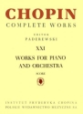 Works for piano and orchestra score
