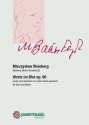 Worte im Blut op.90 f�r Tenor und Klavier (pol)