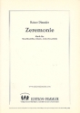 Zeremonie f�r Tenorblockfl�te, Gitarre und Violoncello Partitur und Stimmen