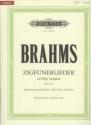 Zigeunerlieder op.103 f�r Gesang (mittel) und Klavier (en/dt)