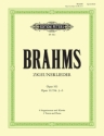Zigeunerlieder op.103 und op.112 f�r gem Chor und Klavier Partitur (dt)